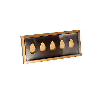 Caixa 05 Ovinhos com Tampa | Bronze 350x153x50 mm - ( 05 unidades)
