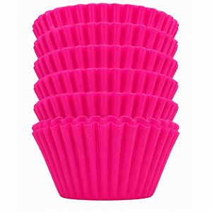 Forminha Forneável Pirotine 50un 4x2,5cm N°2 | Fucsia