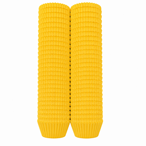 Forminha Forneável Pirotine 1000un 4x2,5cm N°2 | Amarelo