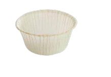 Forminhas Muffins Forneáveis - Branca - Tam. 5x3,2 cm - Pacote c/ 25 unid. - R$ 0,33 un.
