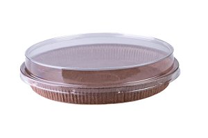 Formas forneáveis para Torta tam.220x25- G – Pie – Com Tampa - 10UN - R$ 5,27 Unitário