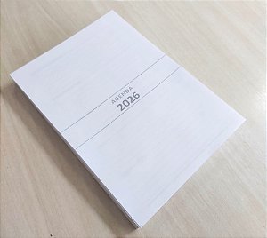 MIOLOS DE AGENDA 2026 - 1 DIA por Página (Cinza)
