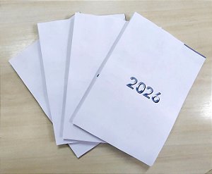 Miolos De Agenda Semanal Em Colunas 2026 - 17x24cm