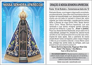 Milheiro Santinho Nossa Senhora Aparecida
