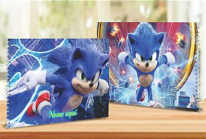 Caderno De Desenho CAPA MOLE Personalizado C/nome 50fls (Diversos Temas)