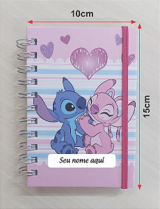 Mini Agenda Permanente 2 Dias p/Página c/Elástico - 10x15cm