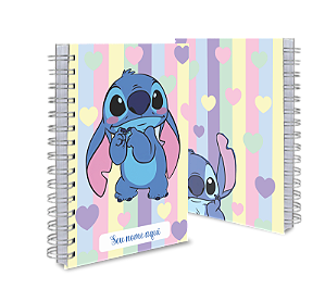Caderno de Anotações A5 - 15x21cm c/Iniciais + Calendários Personalizado c/Nome(Diversas opções/Temas)