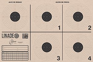 ALVO 5 CENTROs LINADE - AR Comprimido 450g (pardo) 55x37cm Cód.L409