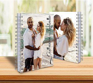 Caderno 18x25cm Personalizado - Laminação Brilho (c/100 ou 200fls)