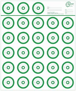 100 Alvos Benchrest 28 Centros A302