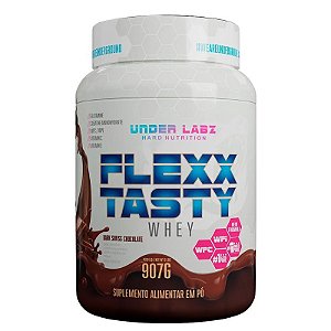 Flexx Tasty Whey 900g Under Labz - COQUETELEIRA GRÁTIS