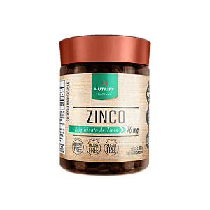 ZINCO QUELATO BISGLICINATO - 60 CÁPSULAS - NUTRIFY