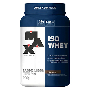 ISO WHEY POTE - 900G - MAX TITANIUM