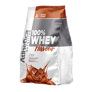 100% WHEY FLAVOUR PACOTE - 900G - ATLHETICA NUTRITION