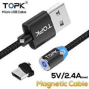 Cabo Magnético Ímã Micro Usb / Usb Carregador Tablet Celular Android SmartWatch Controle ps4 Muitos outros
