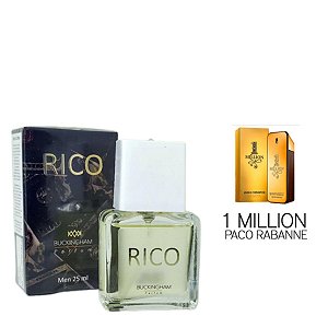 Perfume Masculino Rico 25ml Buckingham - Inspirado 1 Million Paco Rabanne