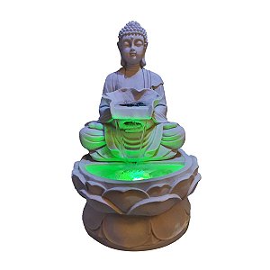 Fonte Buda Cascata White Stone 67 Cm - 220V