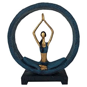 Estatueta Yoga Sukhasana