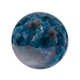 Esfera de De Pedra Natural Apatita Azul 6 Cm
