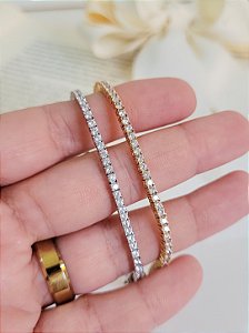 Pulseira Riviera Cristal 3mm