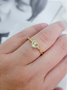 Anel Coração Delicado