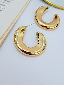 Brinco Argola Formato Orgânico