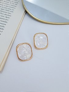 Brinco Retangular Médio