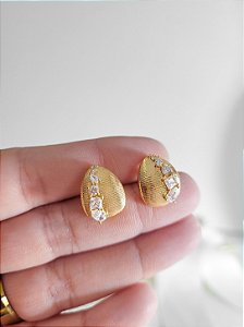Brinco Gota com Zircônias