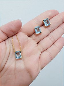 Conjunto Topázio Retangular