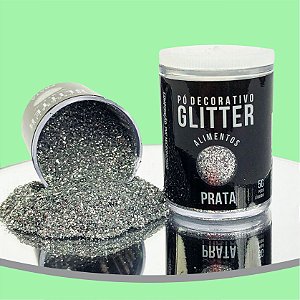 Pó Glitter Prata 5g