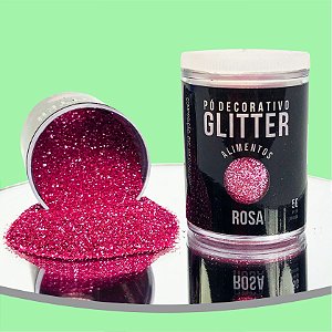 Pó Glitter Rosa 5g