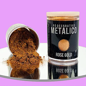 Pó Metálico Rose Gold 5g