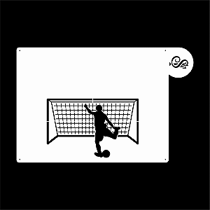 Stencil Para Bolo (MOD.49) FUTEBOL