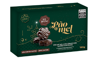 Pão de Mel 180G - Edição de Natal – Sem Glúten, Leite e Ovos
