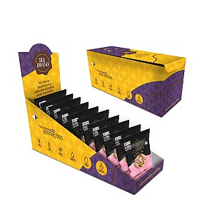 Pack c/ 12 und Cookies Baunilha com Gotas de Chocolate 30g - Vegano, Sem Glúten e Lactose