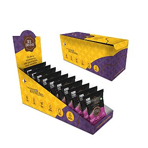 Pack c/ 12 und Cookies Chocolate com Gotas de Chocolate 30g - Vegano, Sem Glúten e Lactose