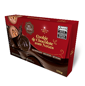 Cookies Nozes com Chocolate 120g - Edição Especial
