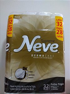 Papel Higiênico Neve folha tripla