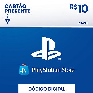R$10 PlayStation Store - Cartão Presente Digital [Exclusivo Brasil]