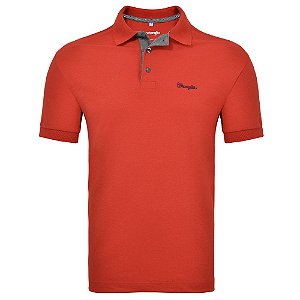 CAMISETA POLO WRANGLER VERMELHA WM9045VM