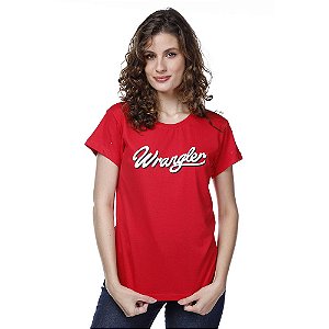 CAMISETA WRANGLER VERMELHA WF5501