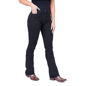 CALÇA WRANGLER FEM WESTERN FLARE 19MX2BK