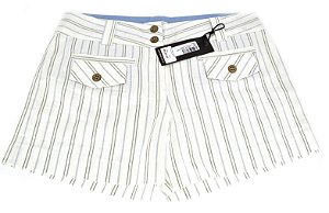 short classic listrado feminino tassa