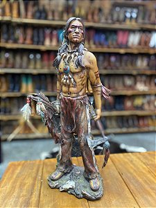 Indio Guerreiro/Instrumentosldway 50X20X17Cm 10005