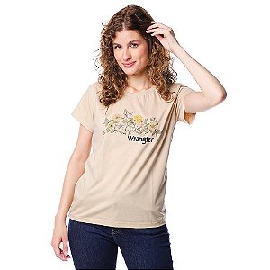 CAMISETA WRANGLER TSHIRT WF5640 AREIA