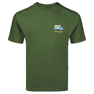 CAMISETA WRANGLER TSHIRT WM5635 VERDE MUSGO