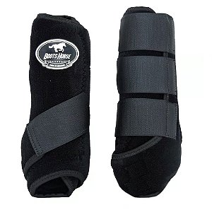 KIT 2 BOLETEIRA PRETA BOOTS HORSE 1578