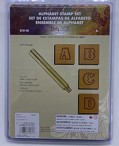 ALFABETO TANDY LEATHER METAL P COURO 3/4" ( 1,91cm ) 8131-00