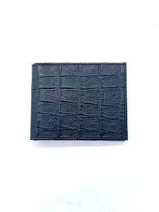 CARTEIRA CINCOW CROCO PRETO 9151