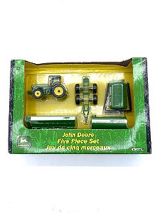 TRATOR DE METAL JOHN DEERE FIVE PIECE SET